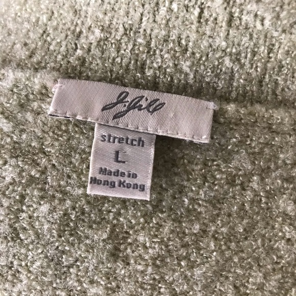 J. Jill Button Front Cardigan Sweater green size L - Picture 6 of 7